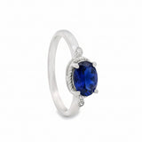 Anillo Caléndula de Zafiro