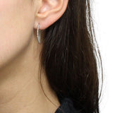 Arracadas De Bolitas Plata Oxidada