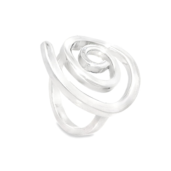 Anillo de Espiral de Plata 7