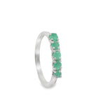 Anillo Amapola de Esmeralda