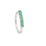 Anillo Amapola de Esmeralda
