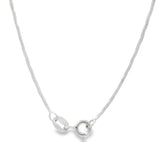 Cadena De Plata Diamantada 40 CM