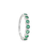 Anillo Media Churumbela Esmeralda Esmeralda / 6