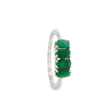 Anillo Esmeralda Gema Del Mar Esmeralda / 6