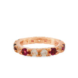 Anillo Churumbela Celestial Rodolita rodolita / 6.5