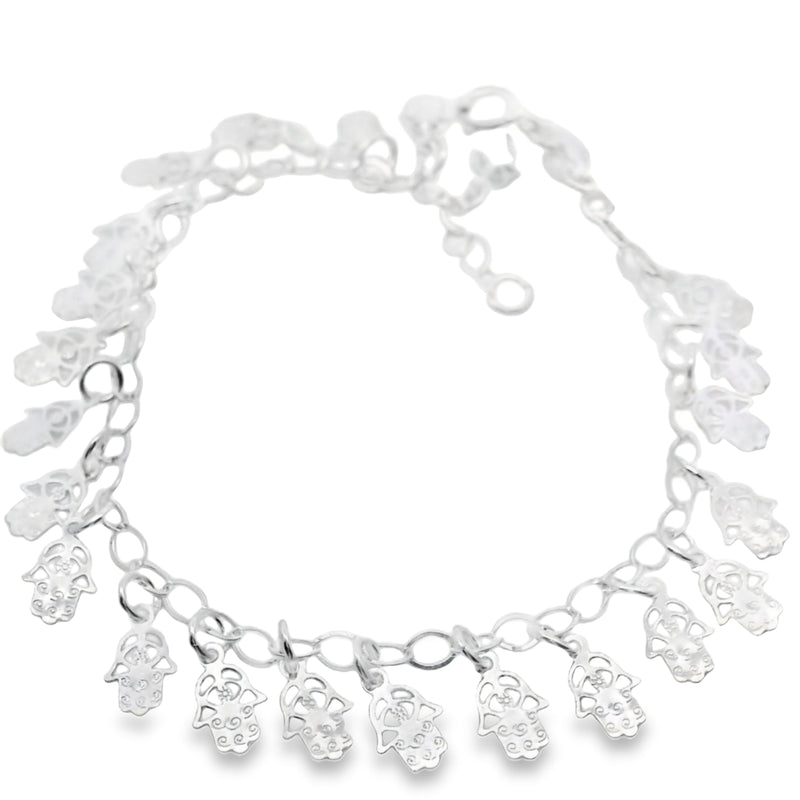 Pulsera Mano de Fátima Colgante