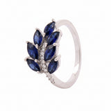 Anillo Peonía de Zafiro