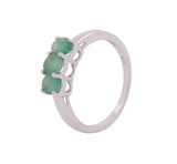 Anillo Amarilis de Esmeralda