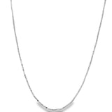 Cadena De Plata Brillante