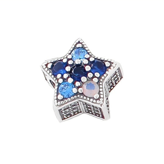 Dije Para Pulsera de Estrella Azul