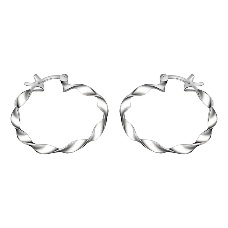 Arracadas Torsal De Plata 2.5