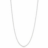 Cadena Brillante De Plata