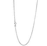 Cadena Brillante De Plata 40 CM