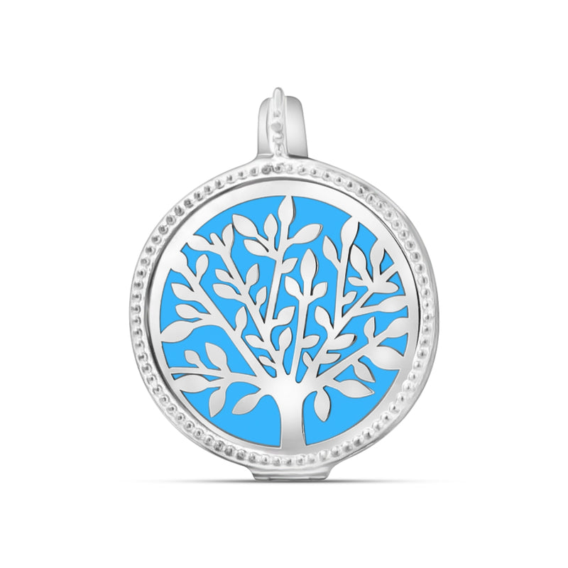 Dije Árbol y Flores Negro