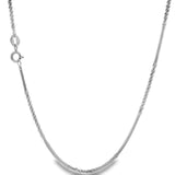Cadena De Plata Brillo Lunar 45 CM
