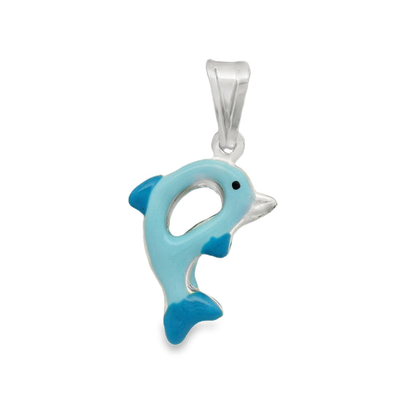 Dije para Pulsera y Collar de Delfin Azul