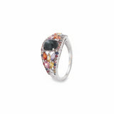 Anillo De Piedra Natural Turmalina Con Zafiro
