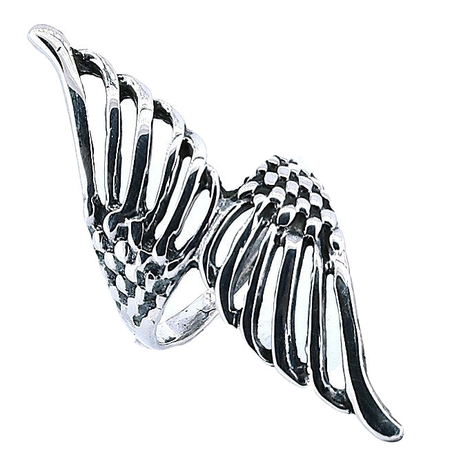 Anillo De Plata Alas