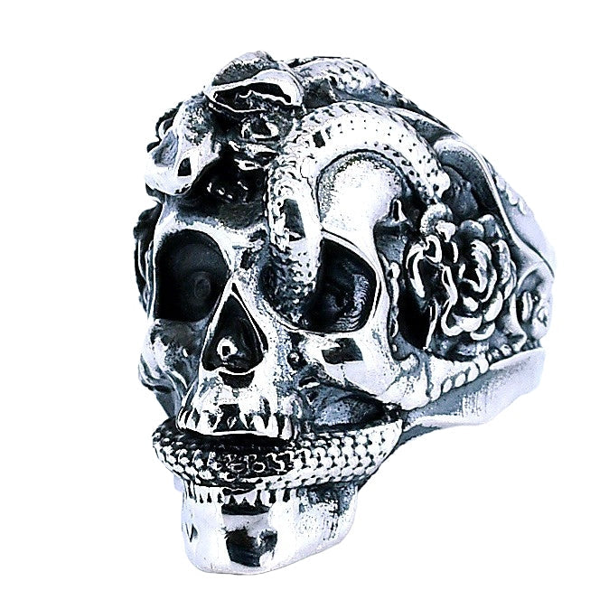 Anillo De Plata Calavera