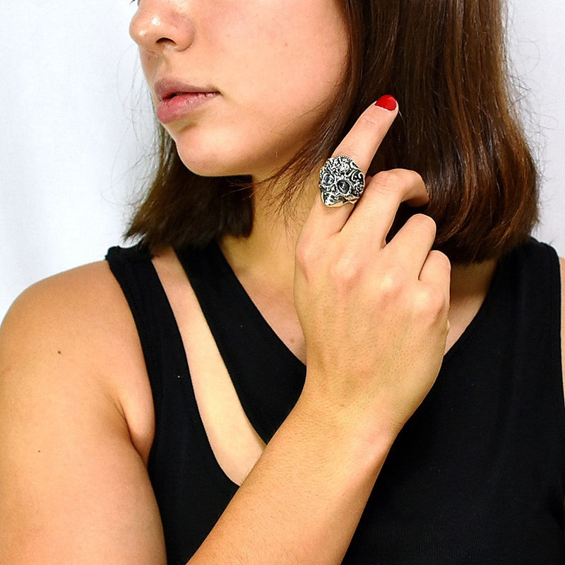 Anillo De Plata Catrina