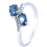 Anillo De Plata Con Piedras Preciosas