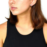 Arete De Plata Con Circonia Infinito