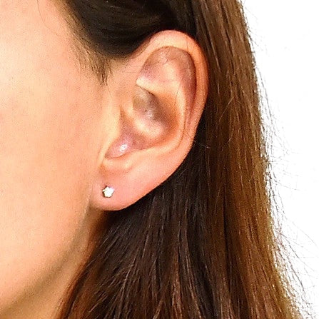 Arete Oro Mini Flor