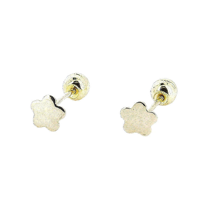 Arete Oro Mini Flor