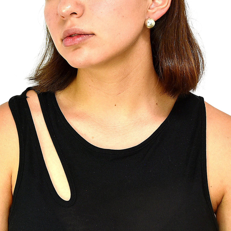 Aretes De Bola De Plata