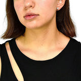 Aretes Media Bola De Plata