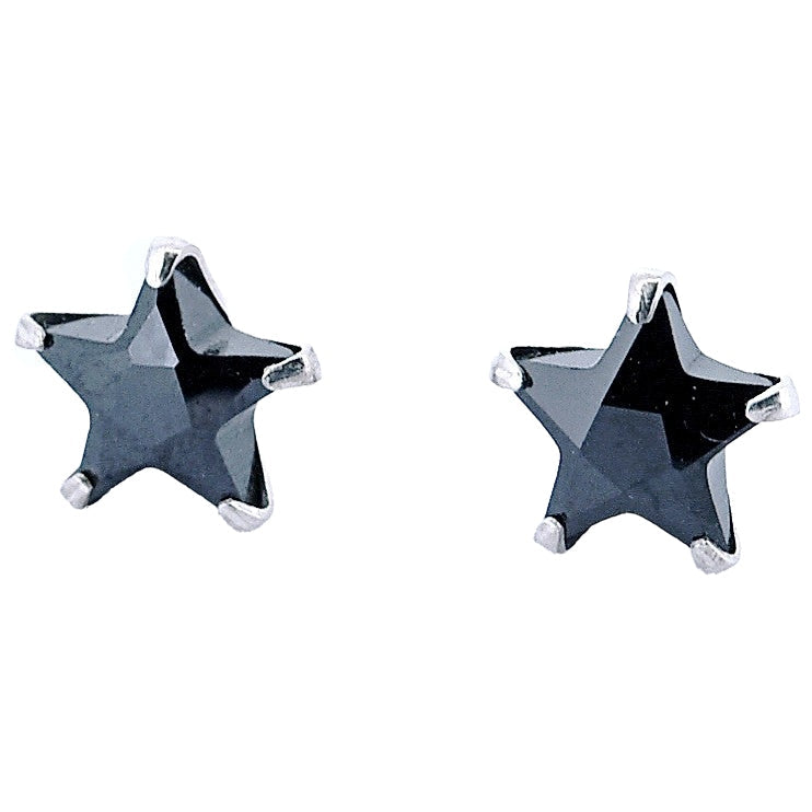 Broquel de Estrella de Plata con Circonia