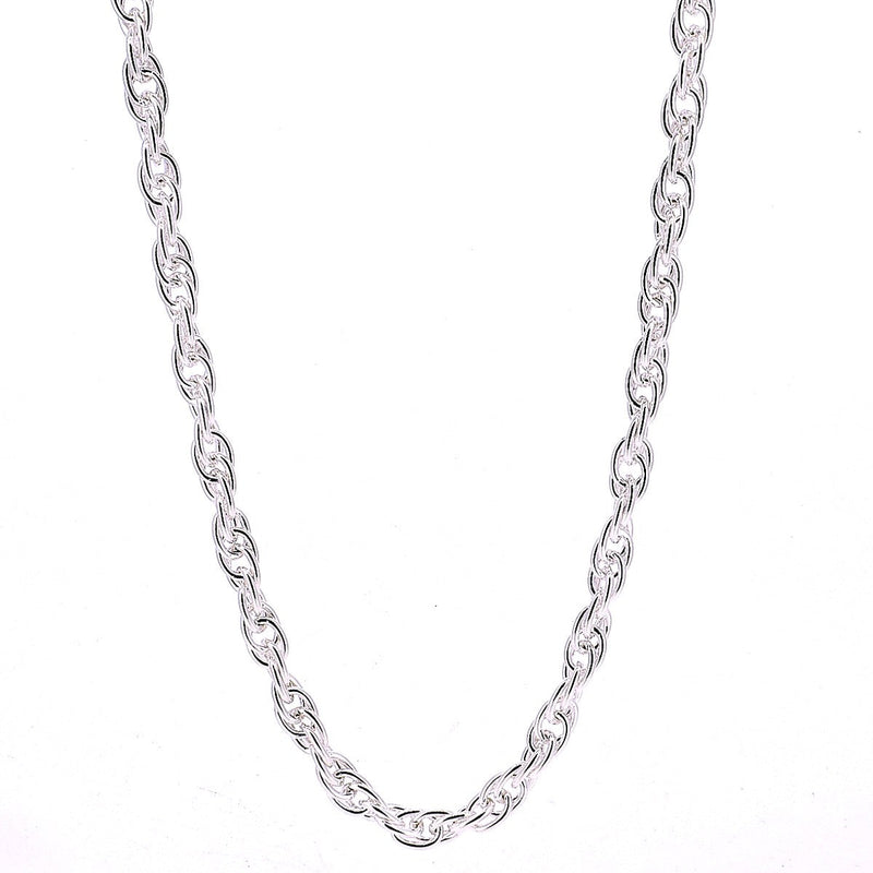 Cadena De Plata Torsal