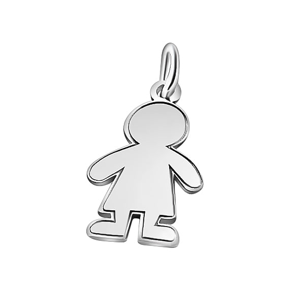 Dije De Niño/Niña De Plata Niña