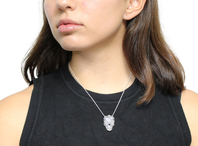 Dije Catrina Ojo Flores Oxidado De Plata