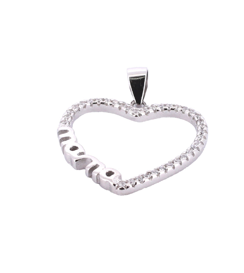 Dije de Corazon con Circonia