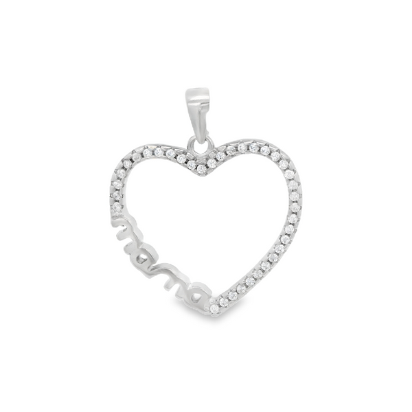 Dije de Corazon con Circonia Circonia