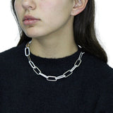 Collar Rectangulos con Circonia