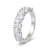 Anillo Valentina de Diamantes Lab Corte Pera 1.44ct, Oro 14K