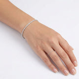 Pulsera Valeria Tenis de Diamantes 3ct, Oro 14K