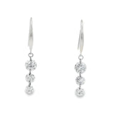 Aretes Luna de Diamantes Lab 1.01ct, Oro 10K