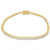 Pulsera Ophelia Tenis de Diamantes Lab 3ct, Oro 14K
