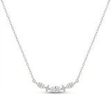 Collar Perpetua de Diamantes Lab 0.43ct, Oro 10K