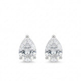 Aretes Dalia Stud de Diamantes Lab Corte Pera 2.26ct, Oro 14K