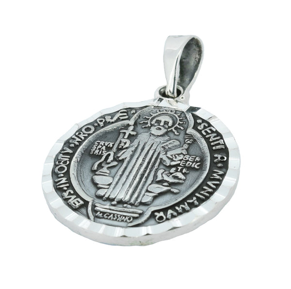 Medalla De San Benito De Plata