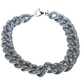 Pulsera De Plata Con Marquesita