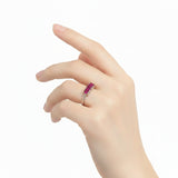 Anillo Rubi Gema Del Mar
