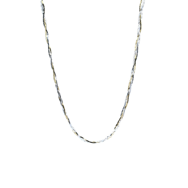 Collar Trenzado Bicolor