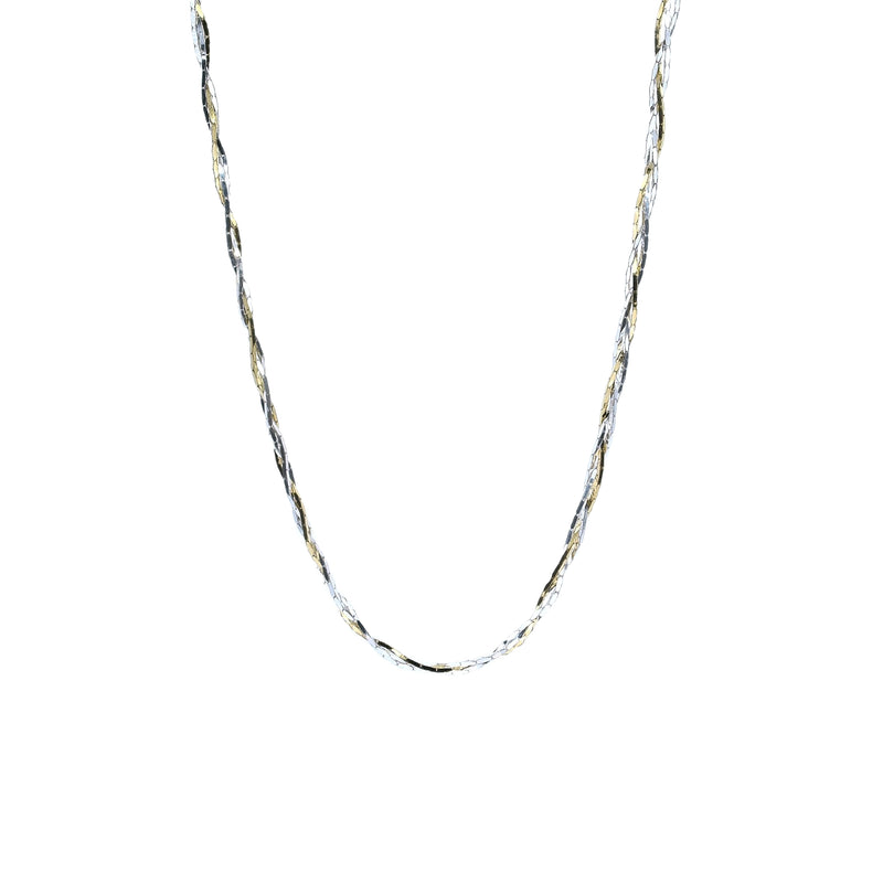 Collar Trenzado Bicolor