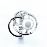 Anillo De Plata con Perla
