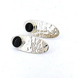 Arete De Plata Óvalo